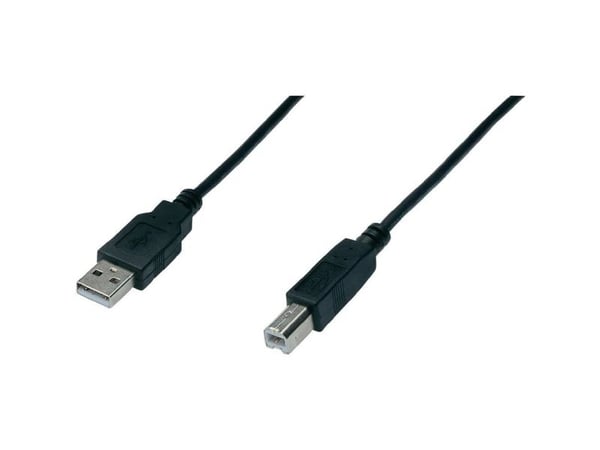 ASSMANN - USB-kaapeli - USB (han) til USB Type B (han) - USB 2.0 - 50 cm - lajiteltu