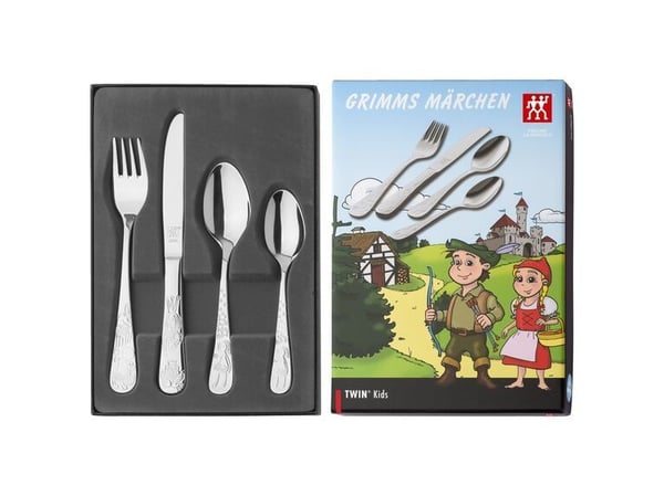 ZWILLING 07010-210-0, Bestickset för barn, Silver, Rostfritt stål, 4 styck