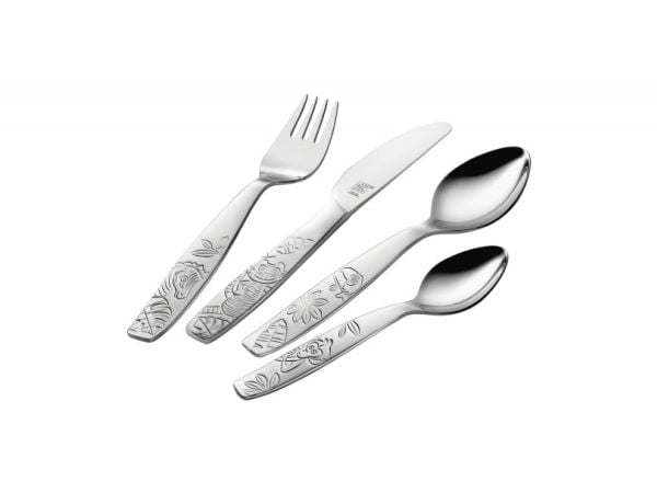 ZWILLING Jungle, Småbarnsbestikksett, Rustfritt stål, Rustfritt stål, 3 år ZWILLING Jungle, Småbarnsbestikksett, Rustfritt stål, Rustfritt stål, 3 år