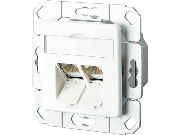 METZ CONNECT 1307381102-I, RJ-45, 6a, Valkoinen, Alumiini, Muovi, 50 V, 1 A