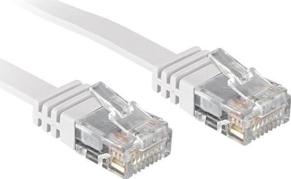 Lindy 47501, 1 m, Cat6, U/UTP (UTP), RJ-45, RJ-45, Hvit