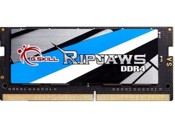 G.Skill Ripjaws - DDR4 - sett - 32 GB: 2 x 16 GB - SO DIMM 260-pin - 2400 MHz / PC4-19200 - CL16 - 1.2 V - ikke-bufret - ikke-ECC