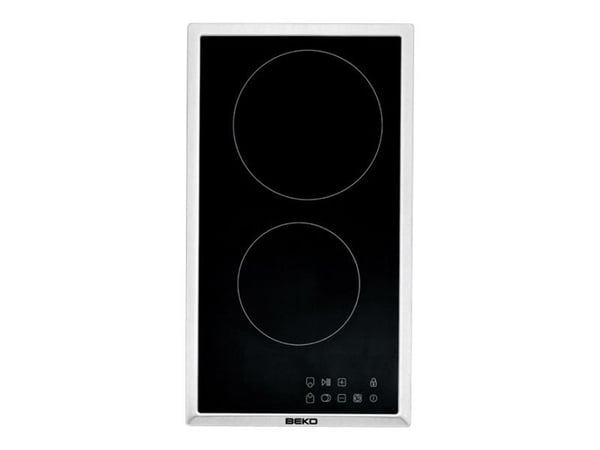 Beko HDMC 32400 TX, Rustfrit stål, Indbygget, Keramisk, Keramisk, 2 zon(er), 2 zon(er)