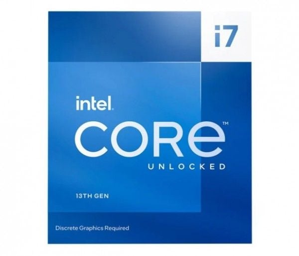 Intel® Core™ i7-13700KF (Raptor-Lake) - 16-ytiminen - 24 säiettä - 4,2 GHz (jopa 5,4 GHz - Intel® Turbo Boost) - LGA1700-liitäntä - Laatikko (ilman...