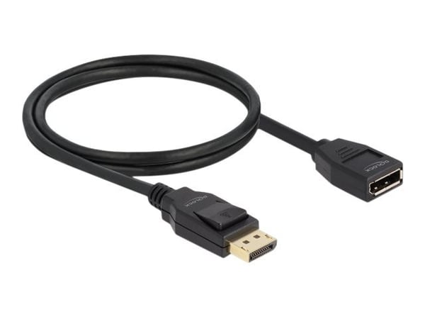 DeLOCK 80001, 1 m, DisplayPort, DisplayPort, Uros, Naaras, 3840 x 2160 pikseliä