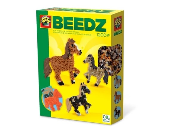 SES Creative Beedz 06214, 5 År, Pojke/flicka, Barn, Plast, Multifärg, 1200 styck