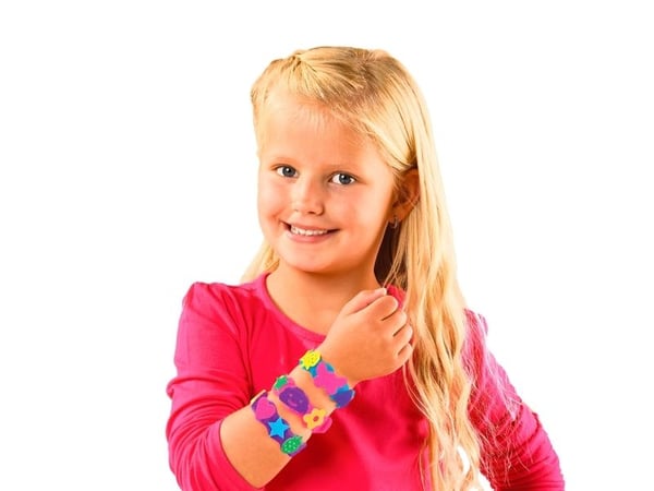 SES Creative Velcro bracelets, Smykkesett til å lage armbånd for barn, 3 år, Flerfarget, 1 stykker