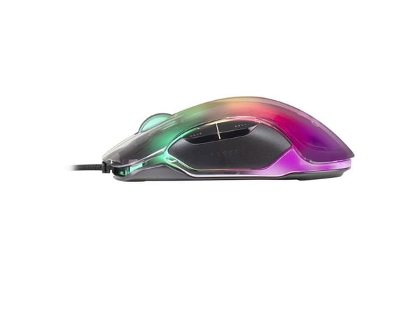Mars Gaming MMGLOW, Oikeakätinen, USB A-tyyppi, 12800 DPI, Musta