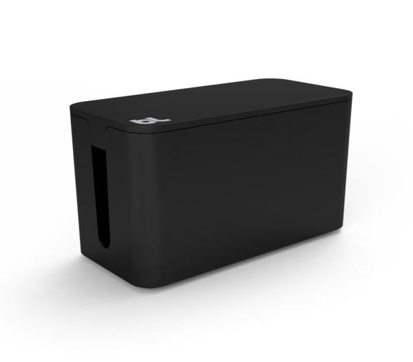 Bluelounge CableBox Mini, 4 AC-pistorasia(a), Musta, Muovi, 240 mm, 120 mm, 130 mm