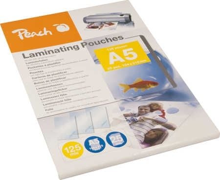 Peach lamineringsposer A5 125mic Glossy PPR525-03 25PK
