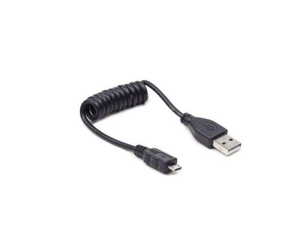 Gembird USB A - MicroUSB B, 0.6m, 0,6 m, USB A, Micro-USB B, USB 2.0, Hanstik/Hanstik, Lajittelu