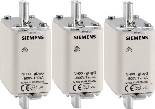 Siemens 3NA3812, 1 kpl, 65 mm, 62 mm, 84 mm, 130 g