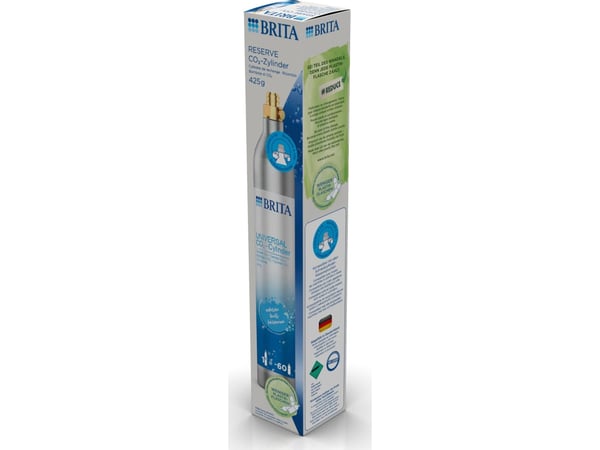 Brita 1051068, Kolsyreladdare, Silver, 425 ml, 60 l