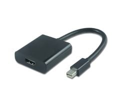 Microconnect MDPHDMI6B, 0,2 m, Mini DisplayPort, HDMI, Uros, Naaras, Nikkeli