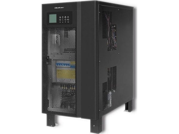 Qoltec - UPS - AC 380 V - 12 kW - 15000 VA - 3-faset - RS-232, USB, RS-485 - svart