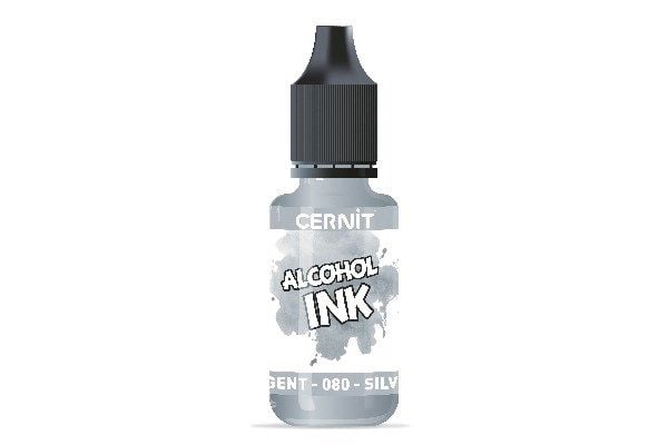 Cernit alcohol ink 20 ml sølv