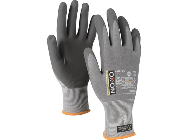 Handsker OX-ON Flexible Advanced 1907. Ekstremt slidstærk, ESD godkendt, udsøgtpasform, størrelse 10