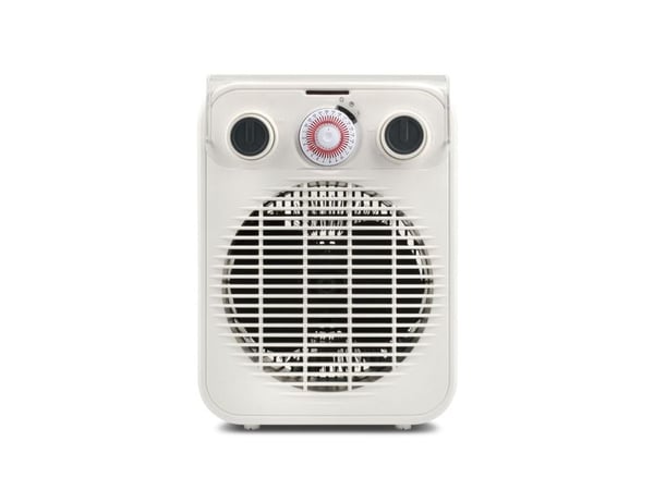 G3 Ferrari Tepor, Viftedrevet elektrisk romvarmer, 24 timer, IP21, Innendørs, Bord, Gulv, Bord, Hvit