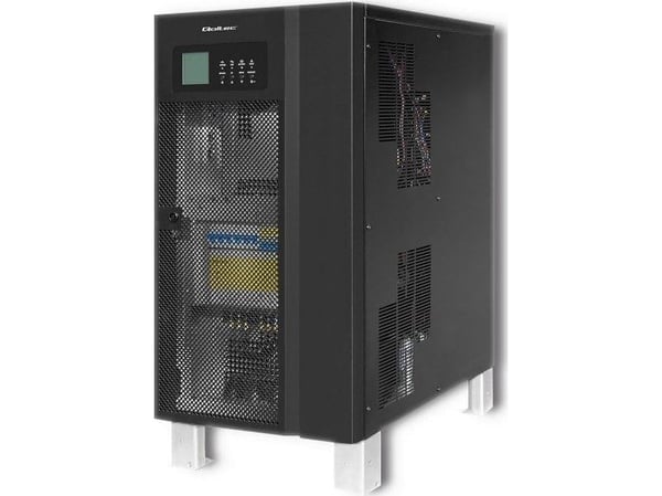 Qoltec - UPS - AC 380 V - 8 kW - 10000 VA - kolme vaihetta - RS-232, RS-485, USB - musta