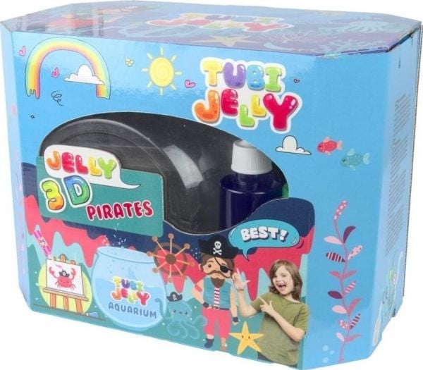 TUBAN Tubi Jelly-sett 8 farger store tilbehør til stort akvarium Pirater