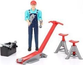 Bruder Figure set garage equipment toy