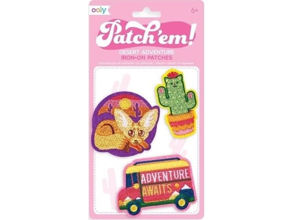 Fargerike ballonger Iron-on Patch Em - Desert Adventure Fargerike ballonger Iron-on Patch Em - Desert Adventure