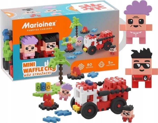 Marioinex Klocki Mini Waffle str. 80 el. brann