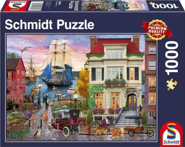 Schmidt Games Puzzle 1000 Satamakaupunki