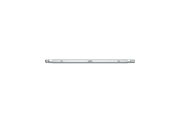 Wiha 284, 1 stykker, Kromvanadiumstål, 3mm/3", 150 mm, 31 g, Sekskantet
