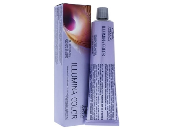 Vopsea permanenta Wella Professionals Illumina Color 8/38, Blond Deschis Auriu Albastru, 60 ml