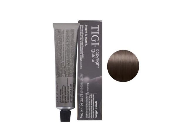 Tigi Colour Creative Permanent Hair Dye 6/07 Dark Natural Ash Blonde – 60 ml