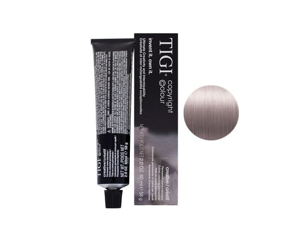 Tigi Colour Creative permanent hårfarge 9/02 Very Light Blonde Natural Violet 60 ml (for kvinner)