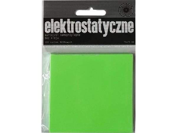Ziemia Obiecana elektrostatisk ark 75x75 mm 100K grønn