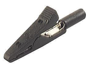 SKS Hirschmann MA 1 S Crocodile clip Connector 2 mm CAT I Black SKS Hirschmann MA 1 S Crocodile clip Connector 2 mm CAT I Black