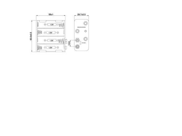 Goobay 11468, AA, Plast, Sort, -20 - 50 °C, 1 stykker, RoHS