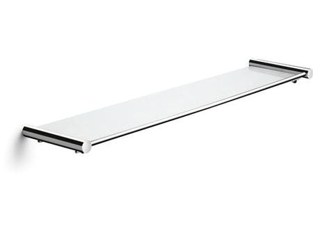 Csslr Plus hylde med glasplade 55x12cm - poleret rustfri stål