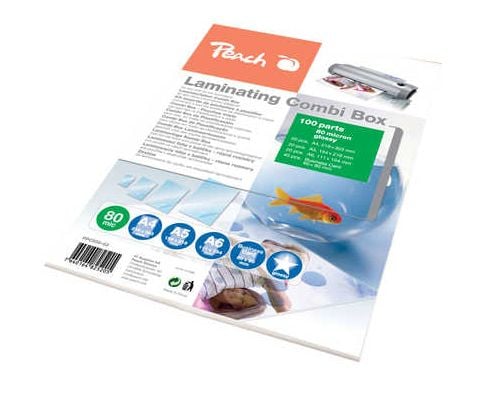 Peach - 100-pack - lamineringsfickor