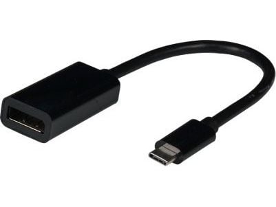 EFB Elektronik EBUSBC-DP-8K60, 0,2 m, USB Type-C, DisplayPort, Hanstik, Hunstik, Lige