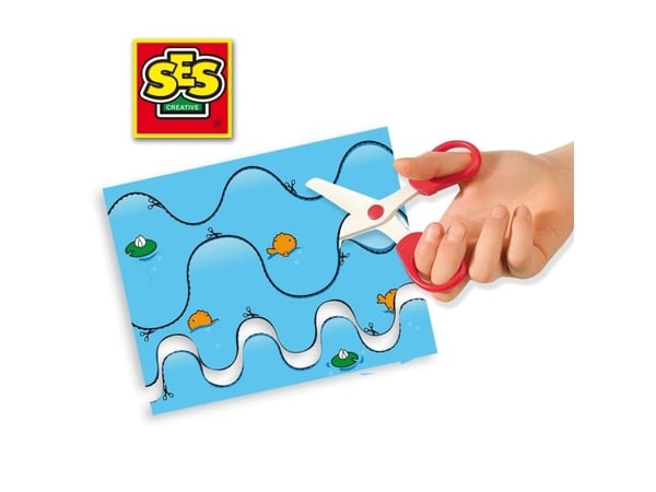 SES Creative Children''s I learn to use scissors, 3 år, Flerfarget