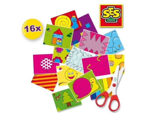 SES Creative Children''s I learn to use scissors, 3 år, Flerfarget
