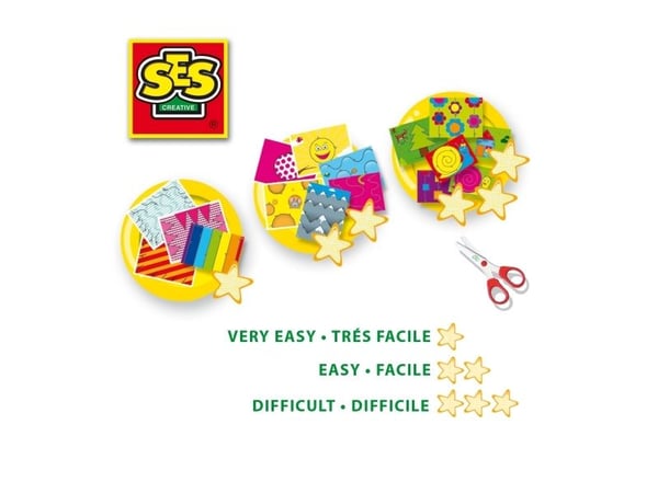 SES Creative Children''s I learn to use scissors, 3 år, Flerfarget