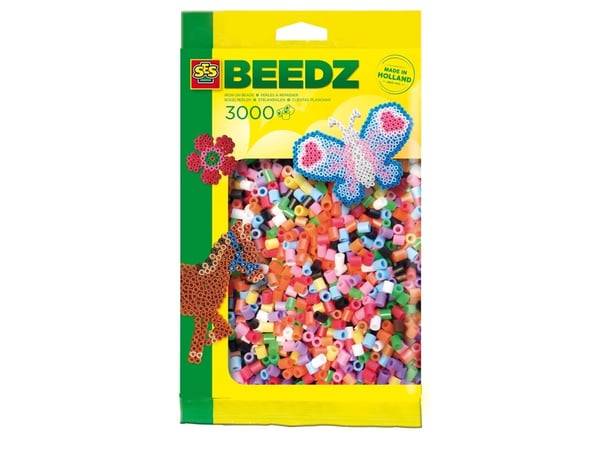SES Creative Beedz Barnepakke med 3000 Mix Basic strykeperler, Sikringsperle, 3000 stk, Flerfarvet, Dreng/Pige, 5 År, 12 År SES Creative Beedz Barnepakke med 3000 Mix Basic strykeperler, Sikringsperle, 3000 stk, Flerfarvet, Dreng/Pige, 5 År, 12 År
