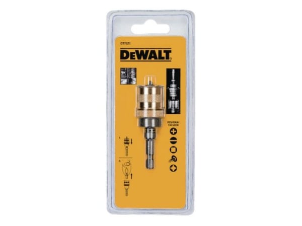 DeWALT DEWALT Magnetbithalter, 1 Stück, DT7521-QZ, Stål, Hexskaft, Hexskaft, 1 styck, 7,5 cm, Blåsa