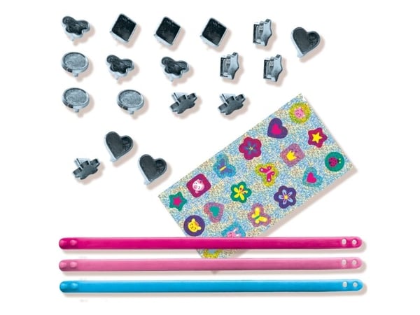 SES Creative 14636, Smykkesett til å lage armbånd for barn, 3 år, Fotoark kartong, Flerfarget