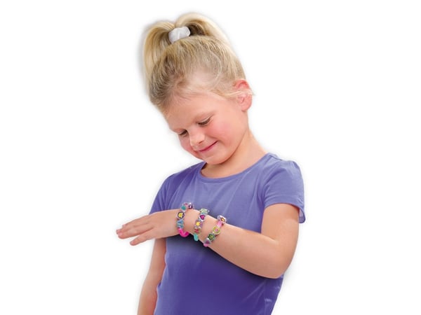 SES Creative 14636, Smykkesett til å lage armbånd for barn, 3 år, Fotoark kartong, Flerfarget
