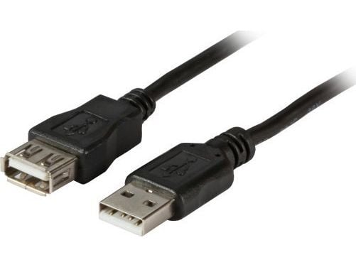 EFB USB2.0 skjøtekabel A-A, St-Female, 3,0 m, grå, klassisk