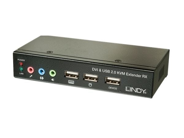 Lindy 39377, 1600 x 1200 pixlar, Nätverksansluten (Ethernet), Svart