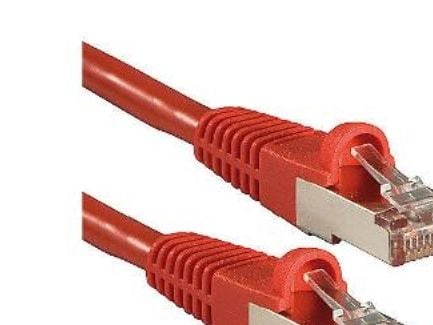 Lindy 47163, 1,5 m, Cat6a, S/FTP (S-STP), RJ-45, RJ-45, Rød