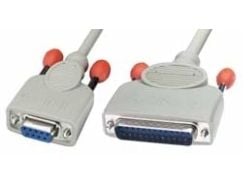 Lindy PC Serial Printer Cable - Seriell- / parallellkabel - DB-9 (hunn) til DB-25 (hann) - 2 m - formstøpt