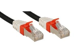 Lindy 45361, 0,3 m, Cat6a, S/FTP (S-STP), RJ-45, RJ-45, Svart